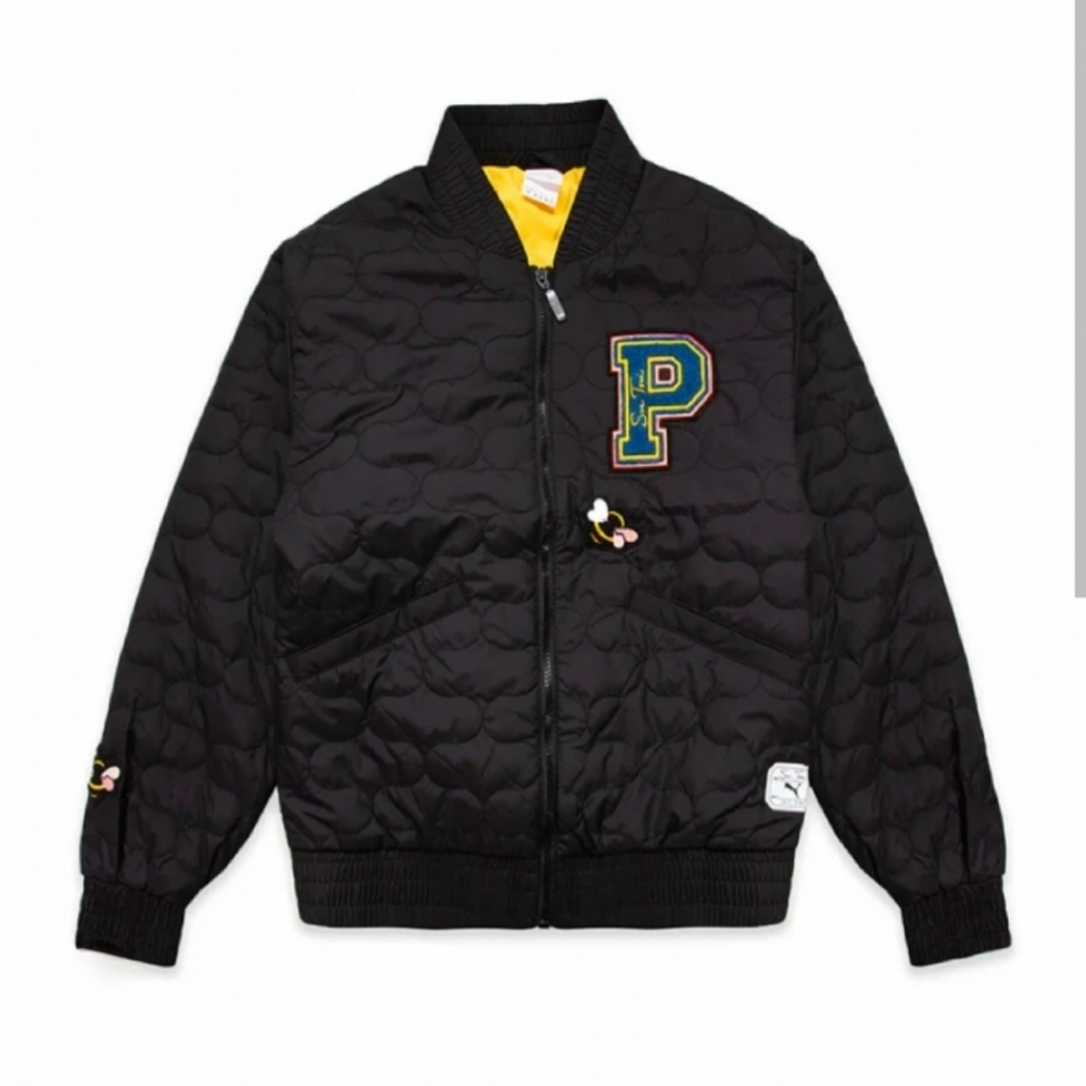 Puma x Sue Tsai Varsity Jacket Black Size Large